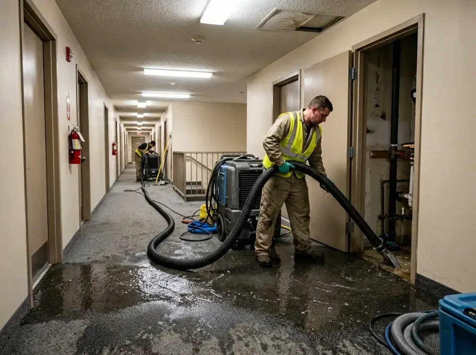 multi-unit-apartment-hallway-f-005 — frequently asked questions, Emergency Burst Pipe Water Extraction & Removal in Philipsb…